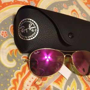 Aviator ray ban polarized sunglasses